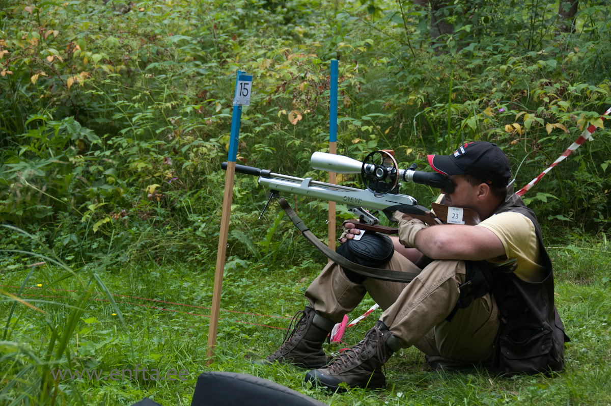 Sergejus Titarenko LT, Steyr LG 110 Field Target, March-X Tactical 8-80x56